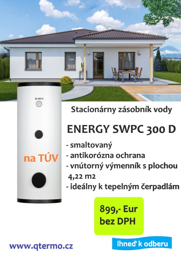 Zásobník na TUV ENERGY 300 SWPC